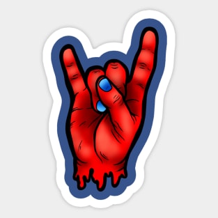 Rock Hand Sticker